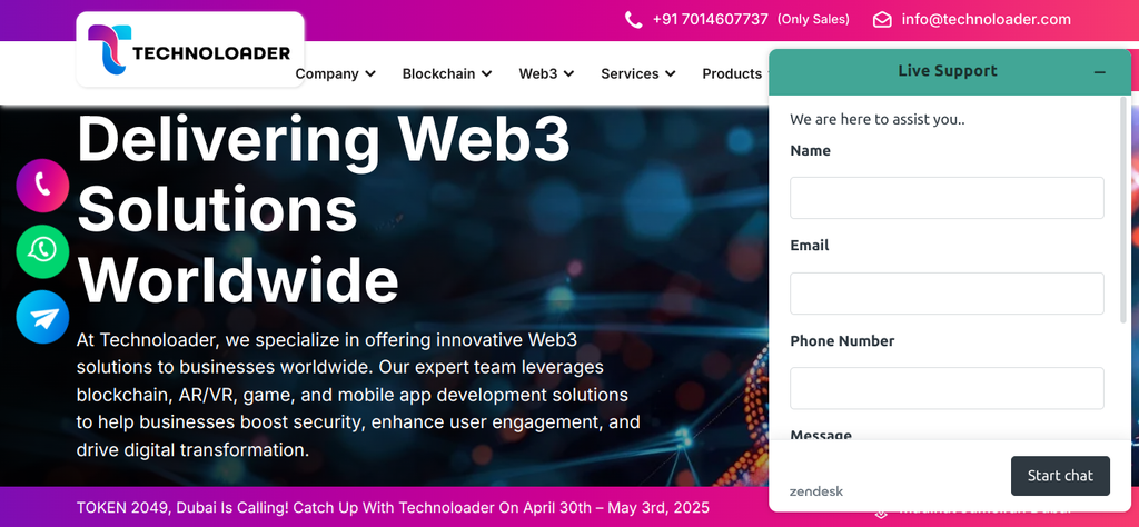 a snapshot of the company mentioned under the list of top blockchain development companies from India